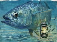 Дарья Котлярова. Картина "...как поймать большую рыбу"