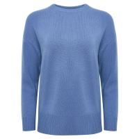 Кашемировый свитер голубого цвета