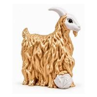 Ёлочная игрушка "Коза, золотой"