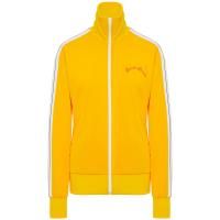 Спортивная куртка с лампасами желтая