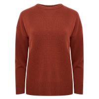 Кашемировый свитер кирпичного цвета