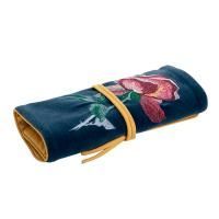 Пауч (клатч) для косметики/украшений "Pollen Роза" синий