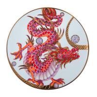 Декоративная тарелка "Пурпурный дракон"