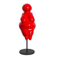 Статуэтка "Венера" на металлической подставке красная