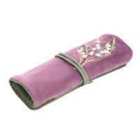 Пауч (клатч) для косметики/украшений "Ландыш" pink