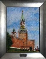 Картина из стекла "Виды Москвы. Спасская башня"