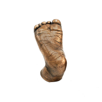 Скульптура слепок "Ножка малыша" из бронзы