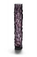 Ваза для цветов "Фантазия" узкая фиолетовая