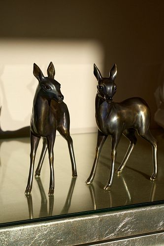 Парная скульптура "Оленята" из бронзы ART GALLERY LEA / АРТ ГАЛЕРЕЯ ЛЕА