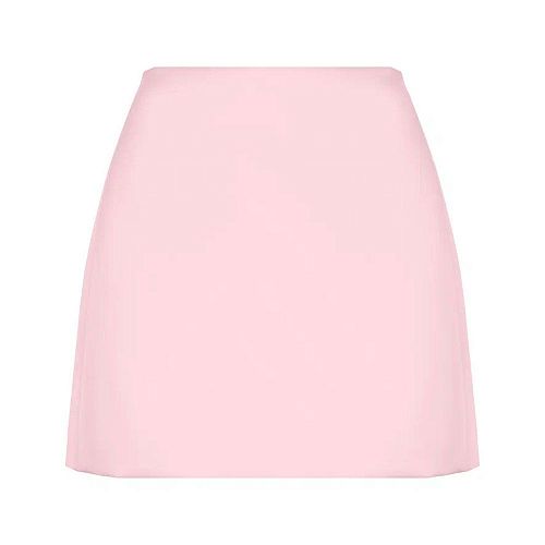 Юбка из вискозы сатиновая розовая DRESS YOUR PARDON