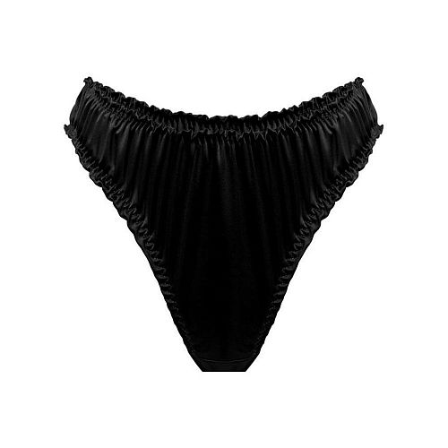 Черные воздушные трусы бразильяна "Naomi / Наоми" PURPUR INTIMATES / ПУРПУР ИНТИМЭЙТС