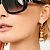Серьги классические с перламутром двухцветные ANNA SKOROKHODOVA ACCESSORIZE / АННА СКОРОХОДОВА. АКСЕССУАРЫ