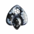 Брошь "Голубушка Дуня" черная с кристаллами (бижутерия) GOLUBUSHKA BY OXIOMA