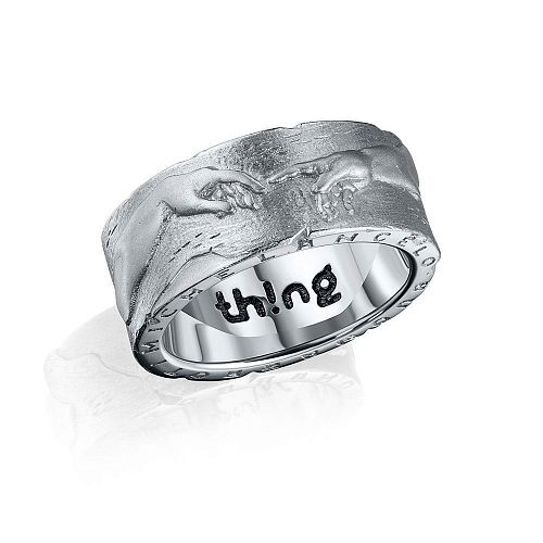 Кольцо Сотворение Адама "Michelangelo Buonarroti" THING JEWELRY