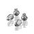 Пусета "Granat" THING JEWELRY