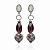 Серьги вечерние с яшмой и аметистом ANNA SKOROKHODOVA ACCESSORIZE / АННА СКОРОХОДОВА. АКСЕССУАРЫ
