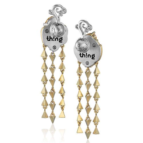 Парные длинные серьги "Klimt Chandelier" THING JEWELRY