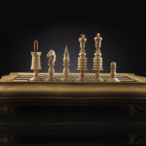 Шахматы "Барлейкорн" (светлая доска) KADUN