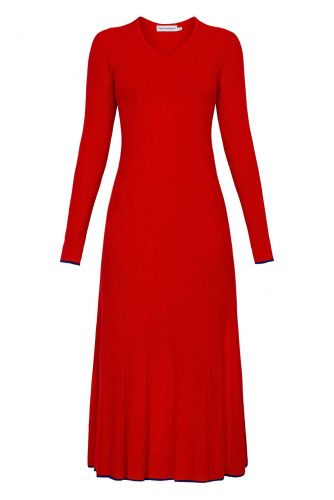 Платье "Вселенная страсти" в красном цвете MAISON KALEIDOSCOPE