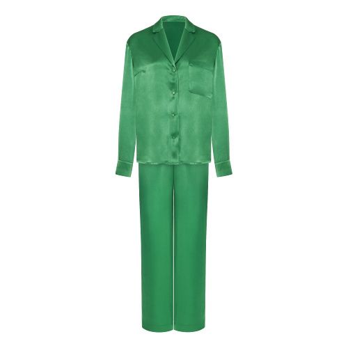 Костюм - пижама из вискозы зелёный FFRÂM