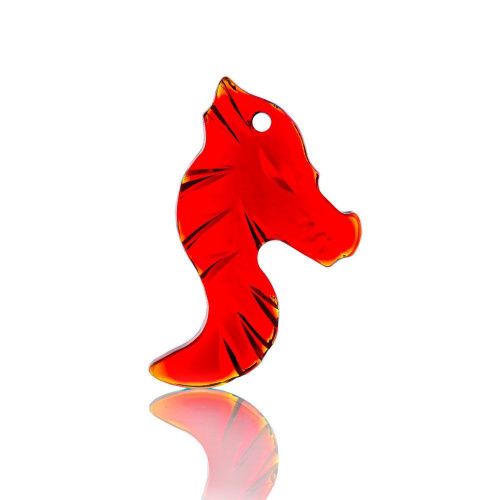 Новогодняя игрушка "Дракон" (красный) ГУСЕВСКОЙ ХРУСТАЛЬНЫЙ ЗАВОД