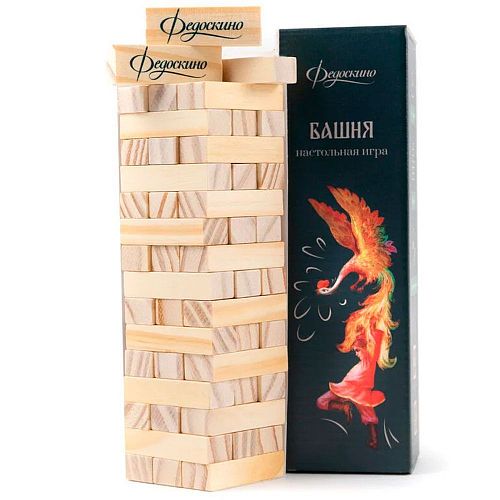 Игра деревянная "Башня" ФЕДОСКИНО