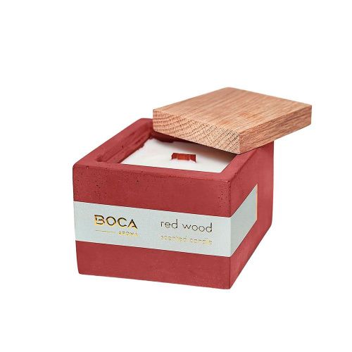 Свеча ароматическая "Red wood" 500 г BOCA AROMA