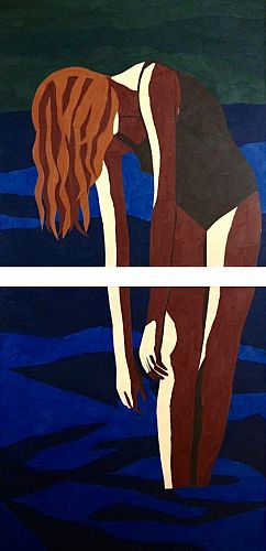 Маша Руденко. Картина "Inward turn (Диптих)" ASKERI GALLERY / ГАЛЕРЕЯ АСКЕРИ