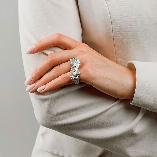 Кольцо на два пальца "Nika" THING JEWELRY