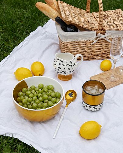Ложка "Новая Хохлома", золотая/белая ХОХЛОМА