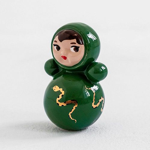 Статуэтка Неваляшка Машенька "Змея" ASIKNOVA CERAMICS