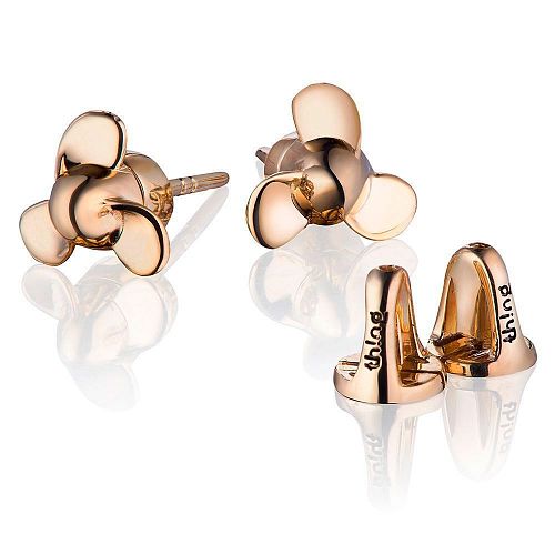 Подвижные серьги пусеты "Spinner" THING JEWELRY