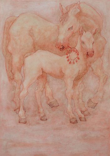 Анна Сладкова. Картина "Погремушка" ASKERI GALLERY / ГАЛЕРЕЯ АСКЕРИ