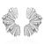 Серьги - гвоздики цветочные серебристые ANNA SKOROKHODOVA ACCESSORIZE / АННА СКОРОХОДОВА. АКСЕССУАРЫ