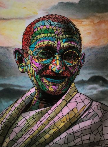 Картина "Ганди" АНАТОЛИЙ ГАНКЕВИЧ