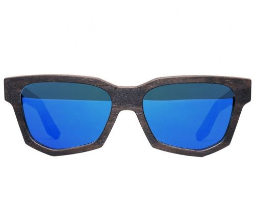 Солнцезащитные очки Zarubka Eucalyptus Blue mirror WOODSUN