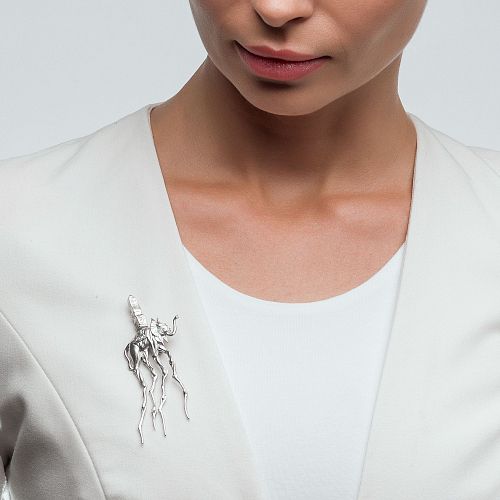 Дизайнерская брошь "Surreal Elephant" THING JEWELRY