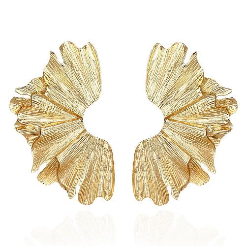 Серьги - гвоздики цветочные позолоченные ANNA SKOROKHODOVA ACCESSORIZE / АННА СКОРОХОДОВА. АКСЕССУАРЫ