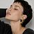 Золотистые серьги - гвоздики с крыльями с чёрной эмалью ANNA SKOROKHODOVA ACCESSORIZE / АННА СКОРОХОДОВА. АКСЕССУАРЫ