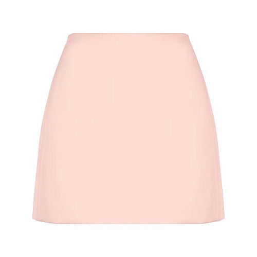 Юбка из вискозы сатиновая персиковая DRESS YOUR PARDON