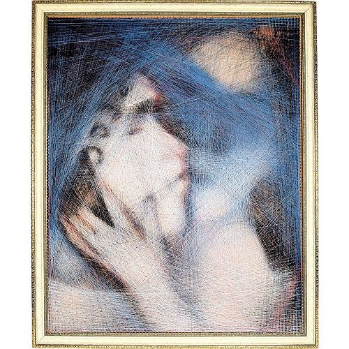 Картина из нитей "Голубые любовники" ART NITKA / АРТ НИТКА