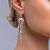 Длинные серьги "Elephant earrings white" THING JEWELRY
