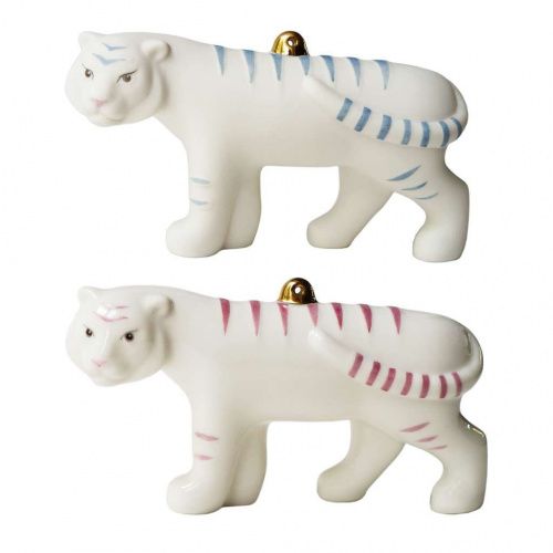 Ёлочная игрушка "Тигр" (декорированная) KLIMENKOFF