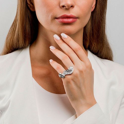 Кольцо на два пальца "Nika" THING JEWELRY