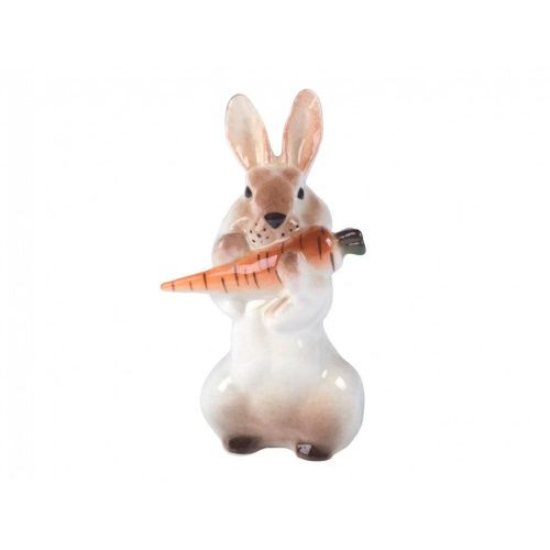 Скульптура "Заяц с морковкой" ИМПЕРАТОРСКИЙ ФАРФОРОВЫЙ ЗАВОД