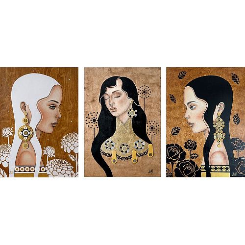 Ласкова Ирина. Триптих. Серия "Обереги" ASKERI GALLERY / ГАЛЕРЕЯ АСКЕРИ