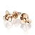 Подвижные серьги пусеты "Spinner" THING JEWELRY
