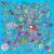 Платок "100 Flowers (100 Цветов)" голубой фон, хлопок RADICAL CHIC
