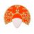 Брошь "Голубушка Поля" оранжевая (бижутерия) GOLUBUSHKA BY OXIOMA