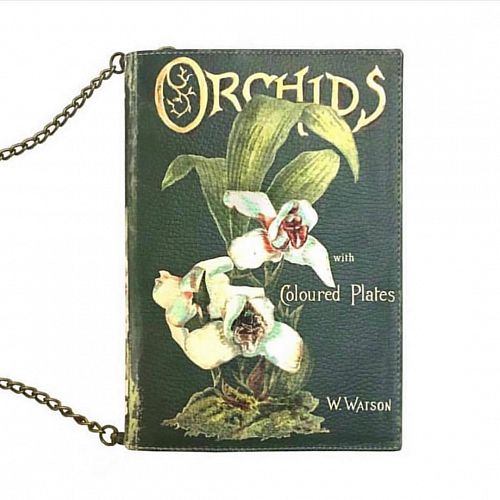 Клатч - книга "Orchids / Орхидеи" GOLUBKA / ГОЛУБКА